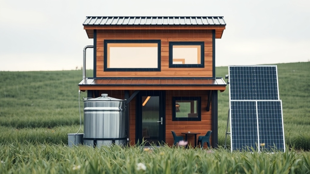 MiniLive Tiny House Yağmur Suyu Hasadı ve Filtreleme Sistemleri: Sürdürülebilir Su Yönetimi