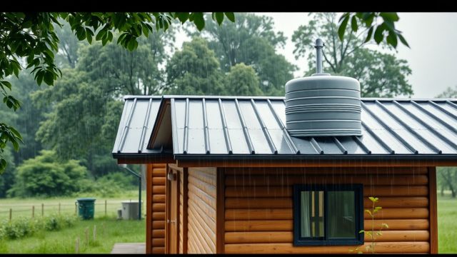 MiniLive Tiny House Yağmur Suyu Hasadı ve Filtreleme Sistemleri: Sürdürülebilir Su Yönetimi