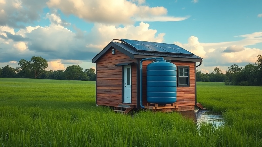 MiniLive Tiny House Yağmur Suyu Hasadı ve Filtreleme Sistemleri: Sürdürülebilir Su Yönetimi